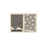 Wallity Huhu247 Cuadro Decorativo Enmarcado 50 x 70 cm (2 Piezas)